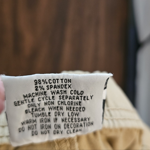 Women pants, size M, cream color, like new - Picture 3 of 3